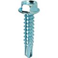 Itw Brands Self-Drilling Screw, #10 x 1-1/2 in, Zinc Plated Steel Hex Head Hex Drive 21332